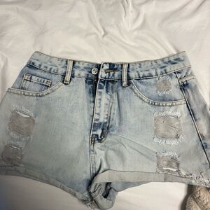 cute blue jean shorts, size small